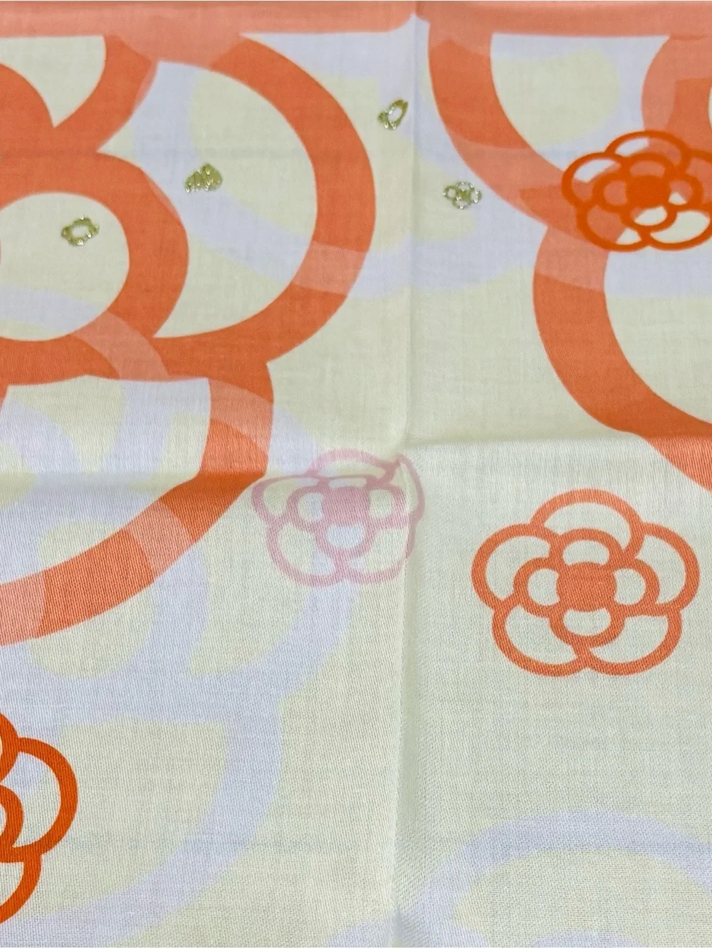 Clathas Japan Cotton Multicolor Floral  Scarf/Bandana/Handkerchief size 51cm 20”
